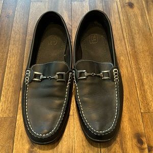Men’s FootJoy black loafers, size 10